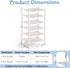 6 Closet,Hallway,Entryway,Small 18"x11"x34" Haddockway Small Tier Bamboo Shoe Rack Storage Organizer,Multifunctional