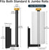 Toolbox Magnetic Paper Towel Holder for Fridge Strong Magnet Black Kitchen Towel Holders Storage Organizer with Gold