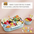 Vicuna R 150 Pcs Animal Food Picks for Kids, Fun Kids Food Picks for Bento Box Accessories, Reusable Toddler Fruit