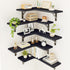Fixwal Corner Shelves Floating Shelves for Wall Bathroom Kitchen Bedroom Home Decor