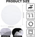 10 Pcs 10 inch Non-stick Silicone Steamer Mesh Mat, Reusable Bamboo Steamer Liner Pad, Round Silicone Steamer Liners, Dim Sum Mesh Round Dumplings Buns Mat Steamed Pad for Home Kitchen Cooking by Mozeat Lens
