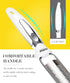 Ourokhome Kitchen Lemon Zester, Stainless Steel Hand Held Grater for Cheese, Ginger, Chocolate, Citrus, with Cleaning