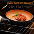 KOCH SYSTEME CS 8" Little Skillet with Lid, Copper Nonstick Frying Pan for Oven & Stove, PFOA Free