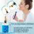 2 Pack 12 Oz Mouthwash Dispenser for Bathroom, Luxury Diamond Glass Mouth Wash Container, Glass Mouthwash Dispenser