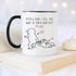 YouNique Designs 6 Years Anniversary Mug, Funny 11 Ounces Coffee Cup for Him, Sixth Year Wedding Anniversary (Black