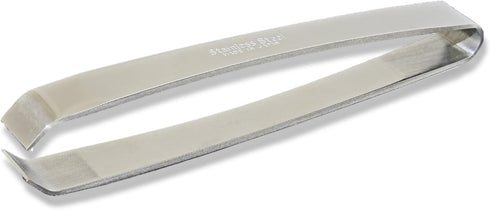Kwizing Fish Bone Tweezers by RCI GLOBAL, Non-Slip Precision Grip, Stainless Steel Handmade (4 3/4")