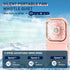 FADACHY Portable Handheld Fan with Power Bank, Mini Fan 3000mAh USB Phone Holder, Rechargeable Pink Lovely Design