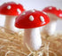 3/4" Set 10-218-0117 Meyer Imports Red & Brown Mix - Spun Cotton - of Wonderful World of Spun Cotton Mushrooms!