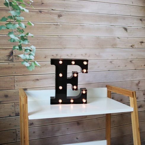 OYCBUZO Light Up Black Alphabet Marquee Letters Sign, LED Marquee Number Lights for Home Bar Christmas Decoration