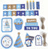 YvSuZeBuDa 24Pcs Set, 2 Wooden Tiered Tray Decor Farmhouse Birthday Decor with Happy Birthday Sign, Rustic Tier Tray