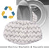 1252, 1606670, 1543, 1543A, 1132, 1652, (6 Pack) KEEPOW Steam Mop Pads Compatible with Bissell Powerfresh Fit Symphony