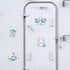 4PCS Oh Ship It s A Girls Trip Magnetic Door Decorations, Girl Cruise Ship Cabin Refrigerator Magnet Decal