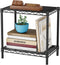 SINGAYE Bookshelf Shelves Bookcase Shelf: 2 Tier Small Shelving Unit Home Storage