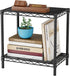 SINGAYE Bookshelf Shelves Bookcase Shelf: 2 Tier Small Shelving Unit Home Storage