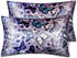Satin Pillowcase for Hair and Skin, Soft Queen Size Pack of 2, Cooling Silk Satin with Envelope Closure (Purple)
