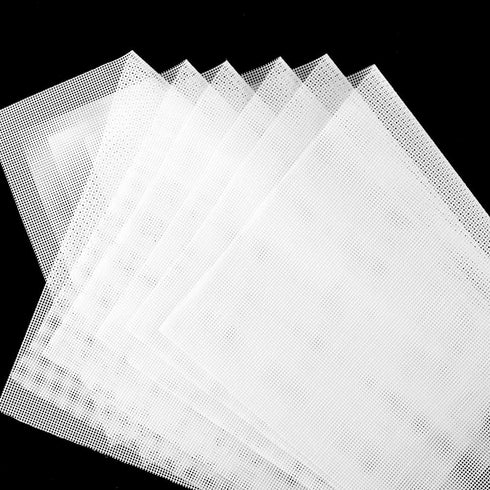 6 Pack Silicone Dehydrator Sheets - Non-stick Food Fruit Dehydrator Mats, Reusable Steamer Mesh Mat