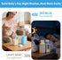 2 Pack 16 Oz 2 Syntic Glass Breastmilk Storage Bottle with Airtight Lids & Pour Spouts, Milk Storage Containers