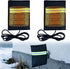 2pcs Heated Outdoor Faucet Covers for Winter, Heavy Duty Water Spigot Socks