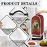 Sunflower Rooster Print Blender Dust Cover, Anti-Fingerprint Polyester Appliance Cover for Stand Mixer or Coffee Maker
