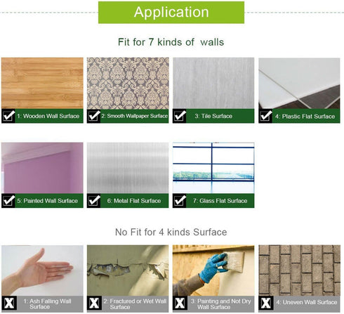 Lependor Removable Self Adhesive Printed Stick Wall Paper Peel and Stick Decorative Shelf Drawer Liner Roll
