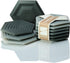 LINE+ARC Extra Thick Silicone Coasters - Waterproof Anti-Stain Heat-Safe Coasters (Set of 6, Winter Salad)