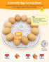 12 360 Incubators for Hatching Eggs, Chicken Waterer Cups, Automatic Egg Turner Holds Eggs, Smart Incubator Clear