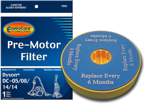 EnviroCare Replacement Pre Motor Vacuum Cleaner Filter for Dyson DC05/08/14/15 Uprights