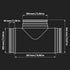 4'' Inch Duct Splitter to 90° Degree, 3 Way Duct Hose Connector for Exhaust Fan