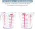 Chef Pomodoro 3-Piece Liquid Measuring Cups Set - Includes 1, 2, and 4 Cup, BPA-Free Plastic, Stackable Nesting
