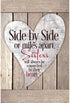 DEXSA Sisters Wood Plaque, Made in the USA, 6x9, Classy Frame Wall & Tabletop Decoration