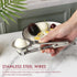 Best Utensils Stainless Steel Egg Slicer - Divides Hard Boiled Eggs Into 6 Segments