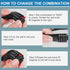 2 Pack Refrigerator Lock, Upgraded 4 Digit Fridge Lock for French-Door Refrigerators, Easy to Set