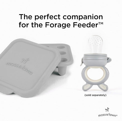 Moss and Fawn Ice Cube Tray - Forage Feeder Freezer & Teething Popsicle Mold for Breast Milk, Formula, Bone Broth
