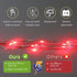 6 Pack 7 20 LAMPHOME Red Valentine's Fairy Lights Battery Operated (Included), ft LED Mini String Lights, Waterproof