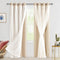Hiasan Blackout Curtains with Sheer Overlay, Thermal Insulated Mix & Match Double