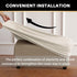 PrinceDeco Stretch Ottoman Cover Slipcovers Rectangle for Living Room Foot Stool Stretch Covers to Fit Ottoman Foot
