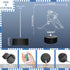 3D 16 Dimmable Lampeez Ice Hockey Player Night Lights for Girls, LED Colors Remote Control Changing Touch Table Desk