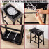 Set 4 Counter Counter #6 Bar Stool Cover Rectangle of Printed Stretch Height Bar stools Slipcovers Saddle Stool