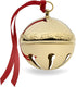 Wallace 32nd Edition 2021 Gold Plated Christmas Sleigh Bell Ornament, Gold