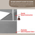 3-Tier 916 Closet, Simple Houseware Shoe Rack Storage Organizer, Grey Space-Saving Shoe Shelf, Holds Pairs, Sturdy