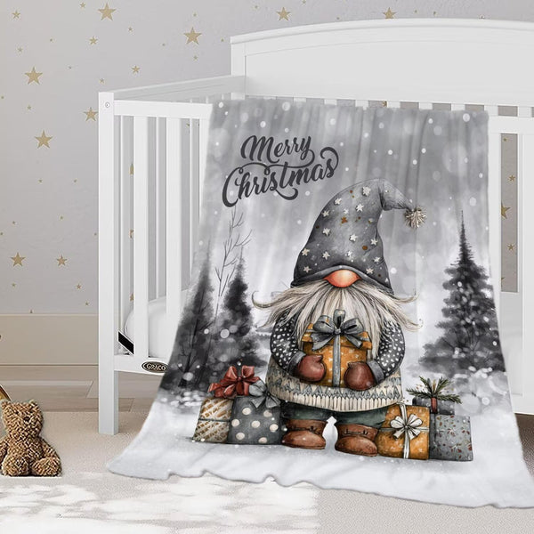 YeeJu Christmas Throw Blanket Baby Small for Toddler Swaddle Pet Soft Cozy
