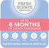 6 Closets, 6 Pack Fresh Scents Scented Sachets | Baby Powder | Home Fragrance | Long Lasting (Up to Months) | Air