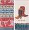 Kay Dee Southwest at Heart Jacquard Tea Towel & Boots Tea Towel, Set of 2 Southwestern Native Print Kitchen Towels