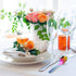 6 Pieces Rainbow Stainless Steel Soup Spoons, Colorful Mirror Finish for Kitchen Serving