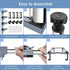 Mini Fridge Stand with Silicone Mat, Adjustable Universal Stand Base with 4 Sturdy Feet, 24''x 24'' Mini Fridge Drip Pan