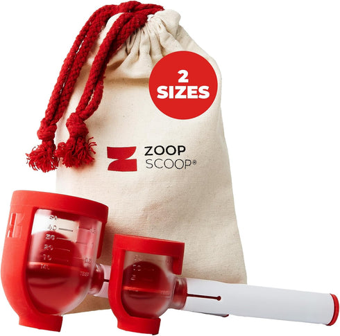 ZoopScoop Protein Powder Scoop Funnel 2 Pack | Mess-Free Scoop Funnel for