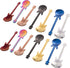 DEAYOU 14 Pieces Guitar Coffee Spoons, 18/10 Stainless Steel Small Spoon, 4.7 Inch Creative Spoons