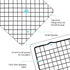Lamoutor 2Pcs Square Metal Kitchen Baking Cooling Rack, 10 x 11 inches (Black)