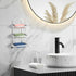 3 4 Tier Soap Bar Holder for Shower, Aluminum Wall Mounted Rustproof Soap Holder with Hooks and Razor Holder, Shower