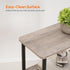 3-Tier BG246BZ01 HOOBRO Narrow Side Table, Slim End Table No Tools Needed, Twist-On Assembly, Skinny Nightstand Sofa